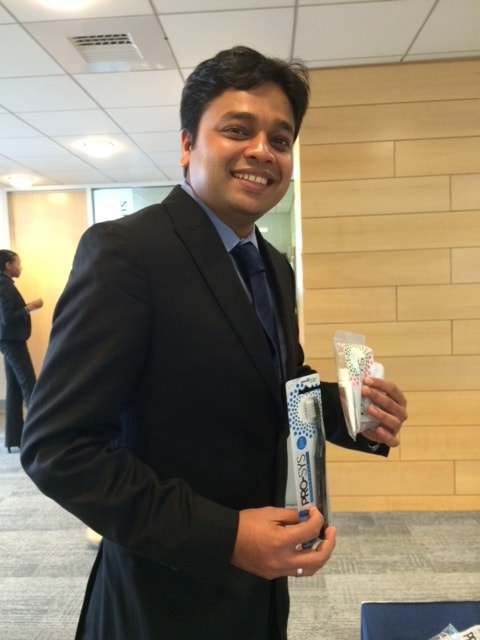 Tufts School of Dental Medicine third year international student Kunal Dani presented  "Comparison of Two Different Delivery Techniques for the Placement of Bulk Fill Composites" during Bates-Andrews Day 2015 in Boston.