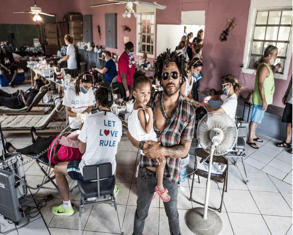 Lenny Kravitz’s Let Love Rule Foundation & GLO Good Foundation Team Up to Bring Community Dental Services to Eleuthera, Bahamas 