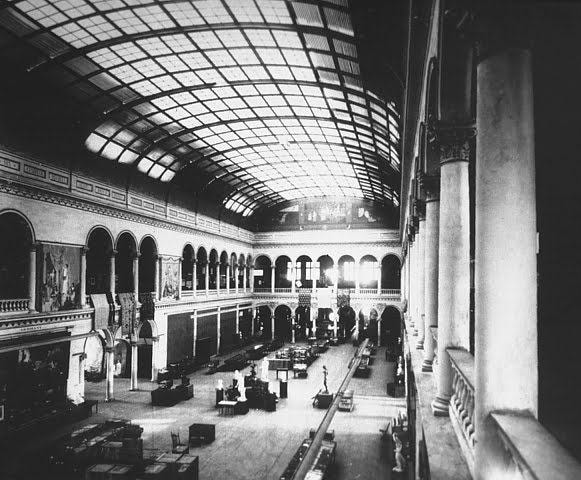 INTERIOR Woman’s Building at the World’s Columbian Exposition, Chicago, 1893 larger view