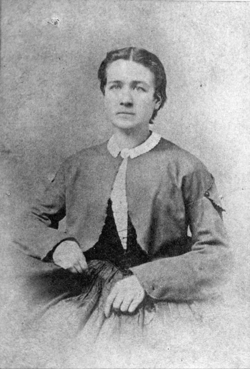 Black and white image of Dr. Lucy Hobbs Taylor.