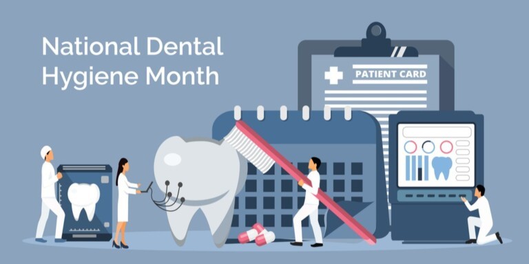 National Dental Hygiene Month is October