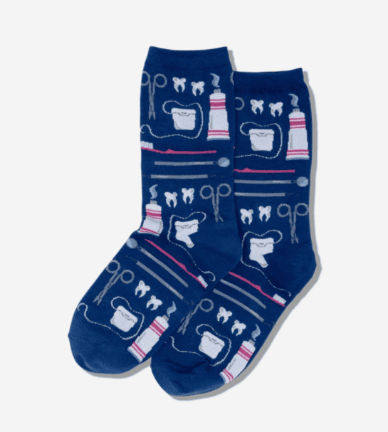 Women's Dentist Crew Socks, $7, from Hotsox.com.