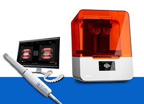Carestream scanner and software and Formlab 3D printer