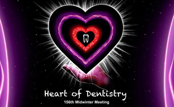 A heart-shaped logo with a tooth in the center that reads "Heart of Dentistry."