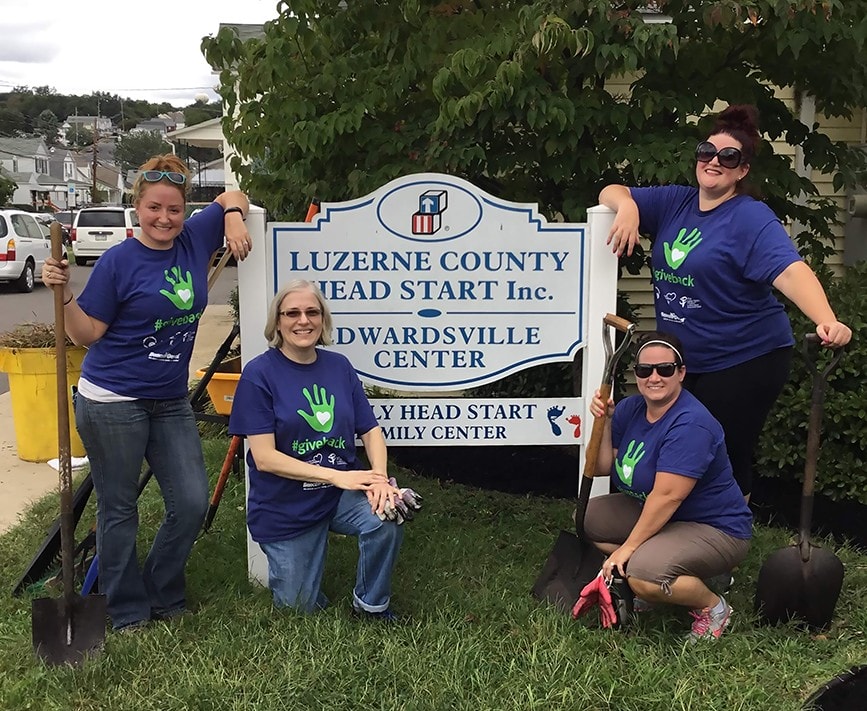 The Pennsylvania Early Learning Investment Commission (ELIC) recognizes Benco Dental this week as one of four businesses whose private investments encourage quality care and early learning, as well as innovative and excellent supports for working families. Benco Dental associates volunteer as part of Benco’s Community Booster initiatives organized each year as opportunities to give back. Pictured: Benco Dental associates volunteering at the Luzerne County Head Start Edwardsville Center in Edwardsville, Pennsylvania.