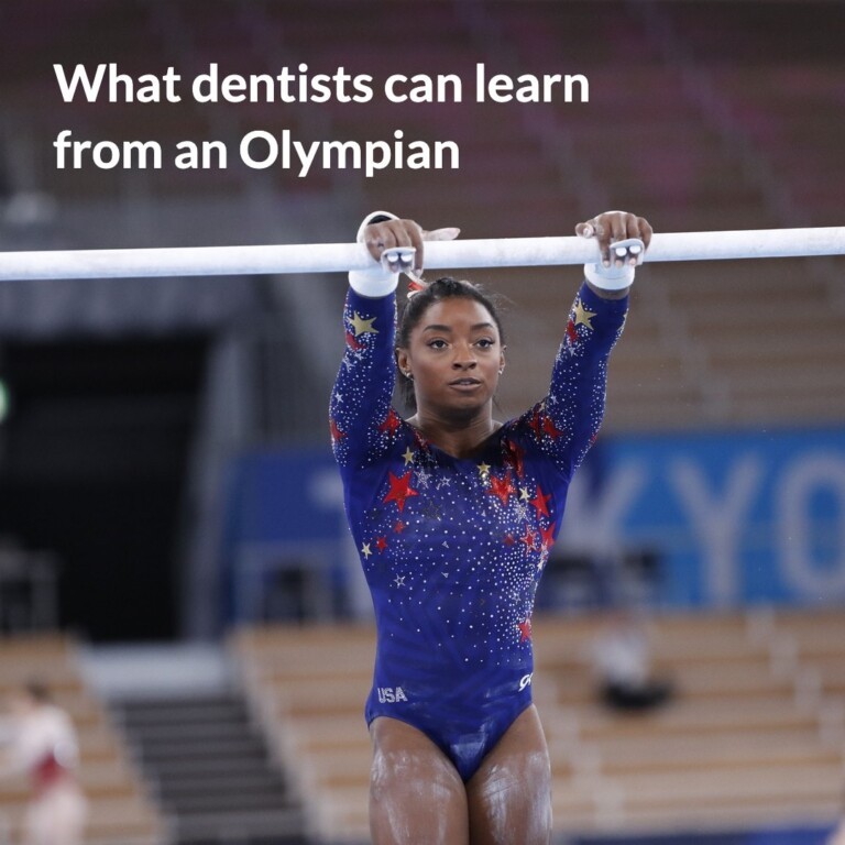 Dr. Yvette Carrillo shares one of the most courageous decisions dentists can make. In this article, she discusses dentistry and mental health and life lessons from Olympian Simone Biles.