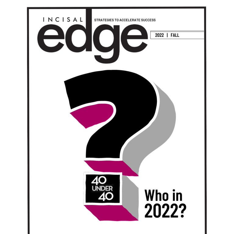 Deadline is February 21 to nominate for Incisal Edge magazine’s signature 40 Under 40 award for young dentists