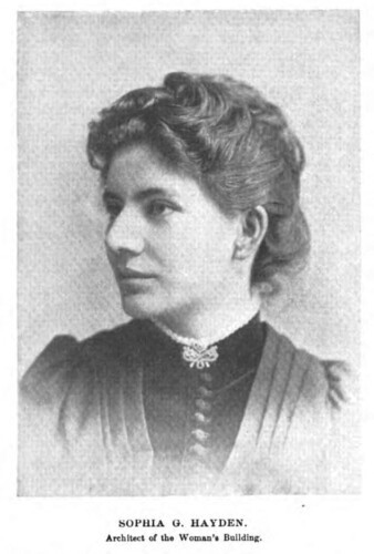 A black and white profile picture of Sophia Hayden Bennett looking to the left side of the frame.